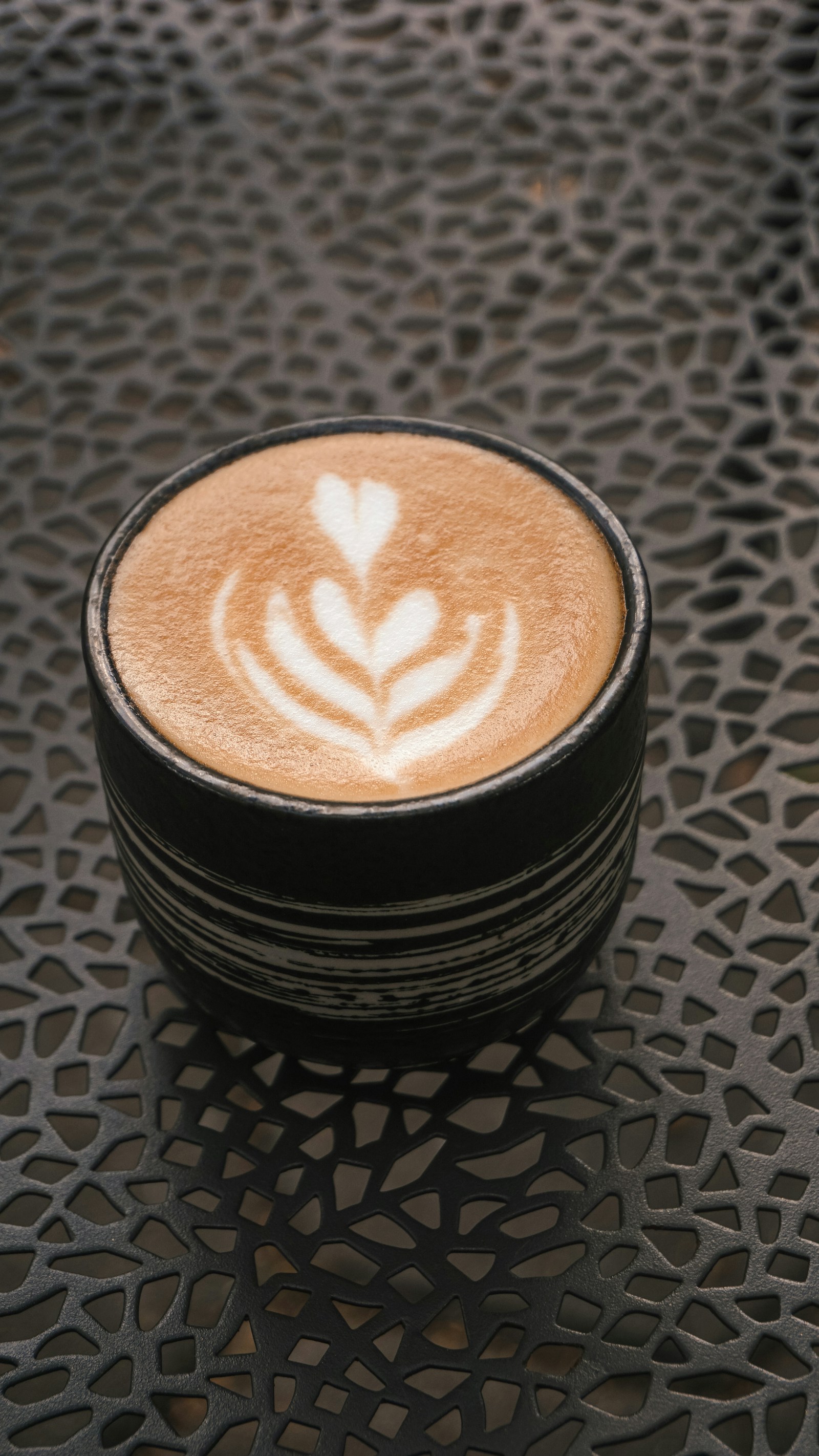 Coffee cup detail, morning ritual